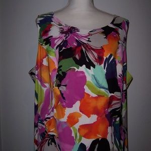 ALYX Sleeveless Dress 22W Floral Spring Easter